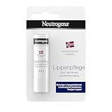 Neutrogena Lippenpflege (4,8 g), Lippenpflegestift mit Glycerin für trockene rissige Lippen, pflegender Lippenstift mit reichhaltiger Formel für schnelle und anhaltende Pflege