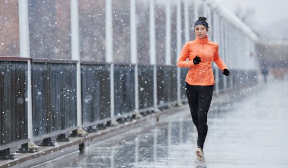 Joggen im Winter