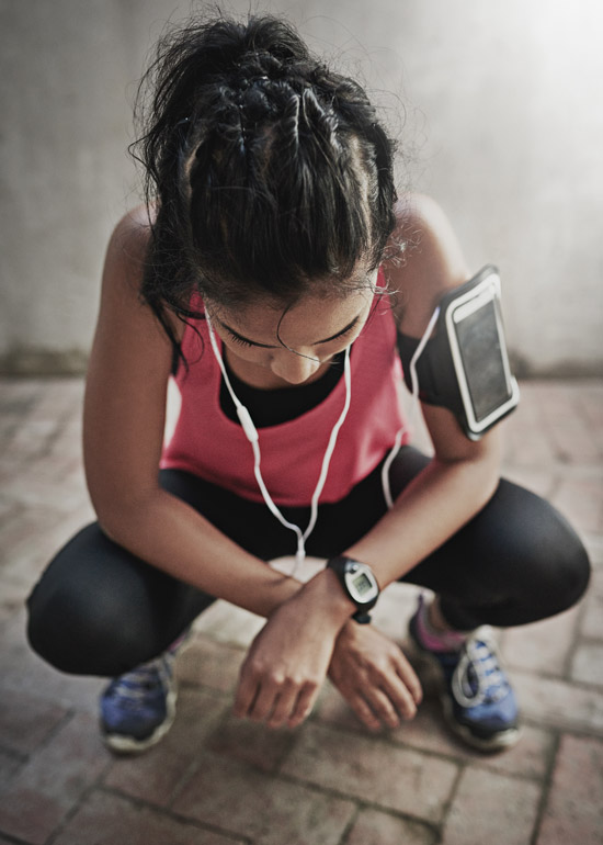 muskuläre Belastung beim Joggen